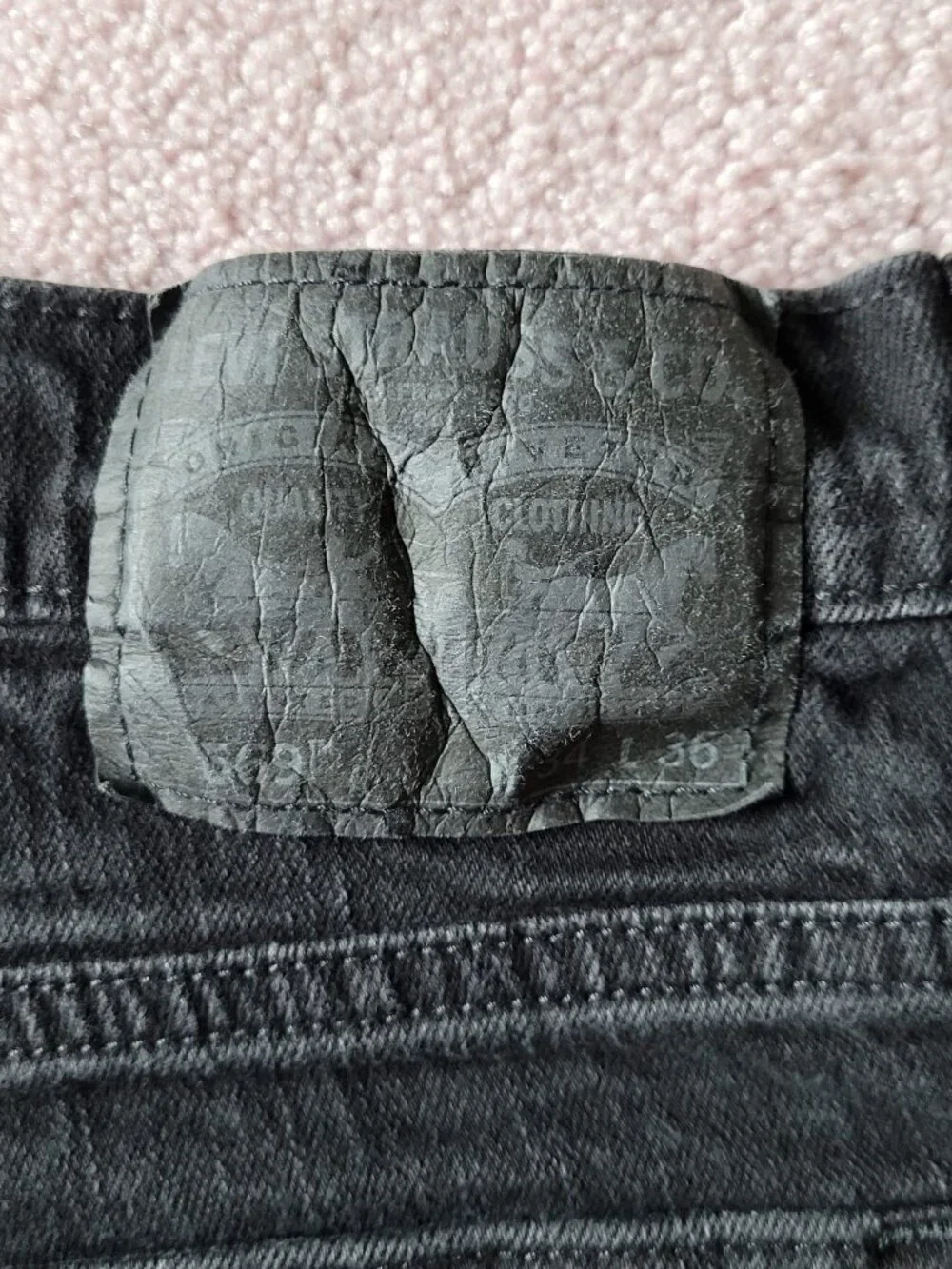 Levi’s 569 Loose Straight Fit Jeans Men’s 34x34 Black Tab Versatile Black